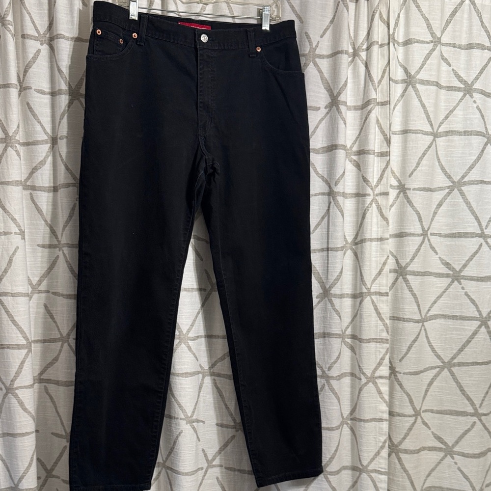 Levi's 550 Women's Black Straight-Leg Classic relax stretch Jeans